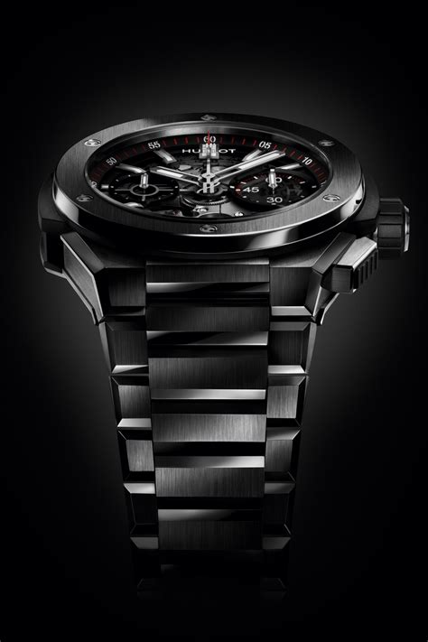 hublot big bang black on black|Big Bang Integrated Black Magic 42 mm .